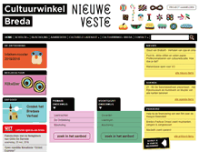 Tablet Screenshot of cultuurwinkelbreda.nl
